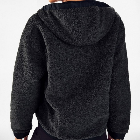 Fabletics Cher polar fleece teddy reversible hooded jacket - Picture 4 of 12